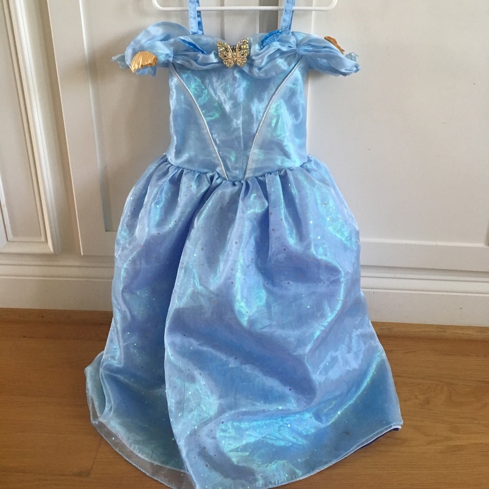 Disney Store Authentic Cinderella Butterfly Dress